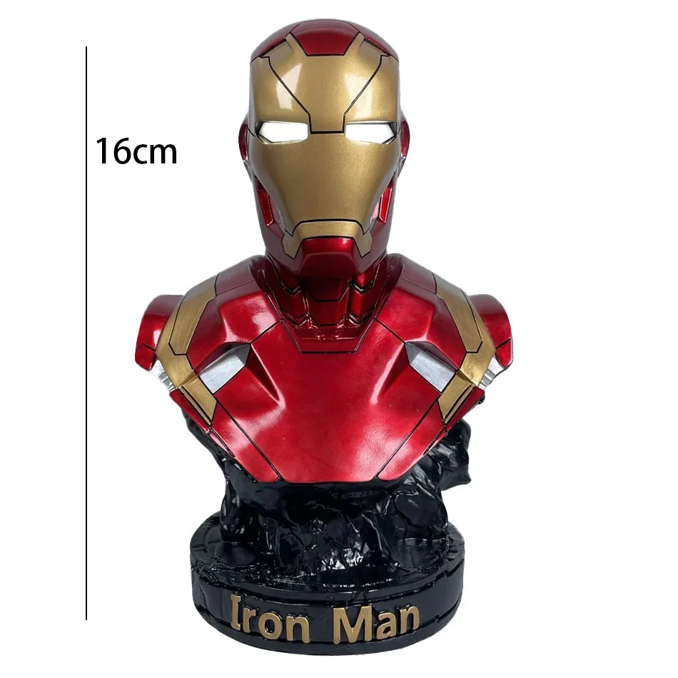 NNEOBA Iron Man Bust Anime Figure Statue