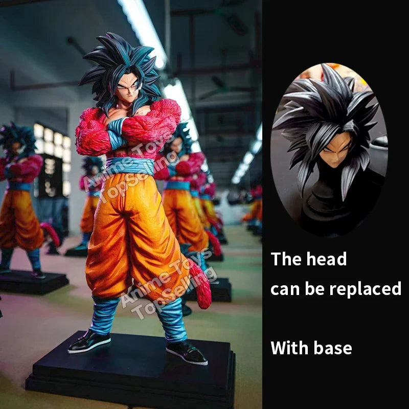 Anime Dragon Ball Super Saiyan 4 Goku Figure