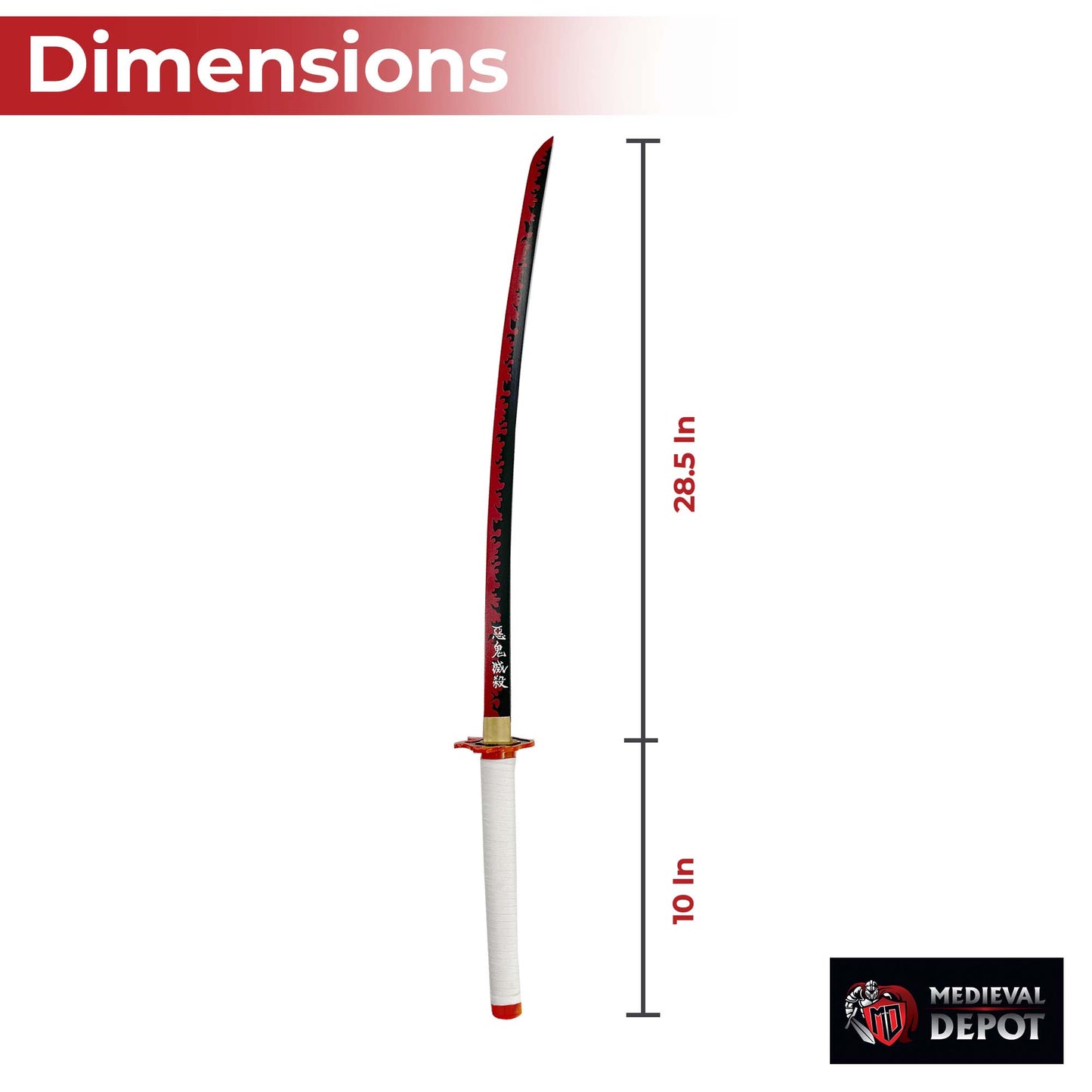 Kyojuro Rengoku Demon Slayer Handmade Katana
