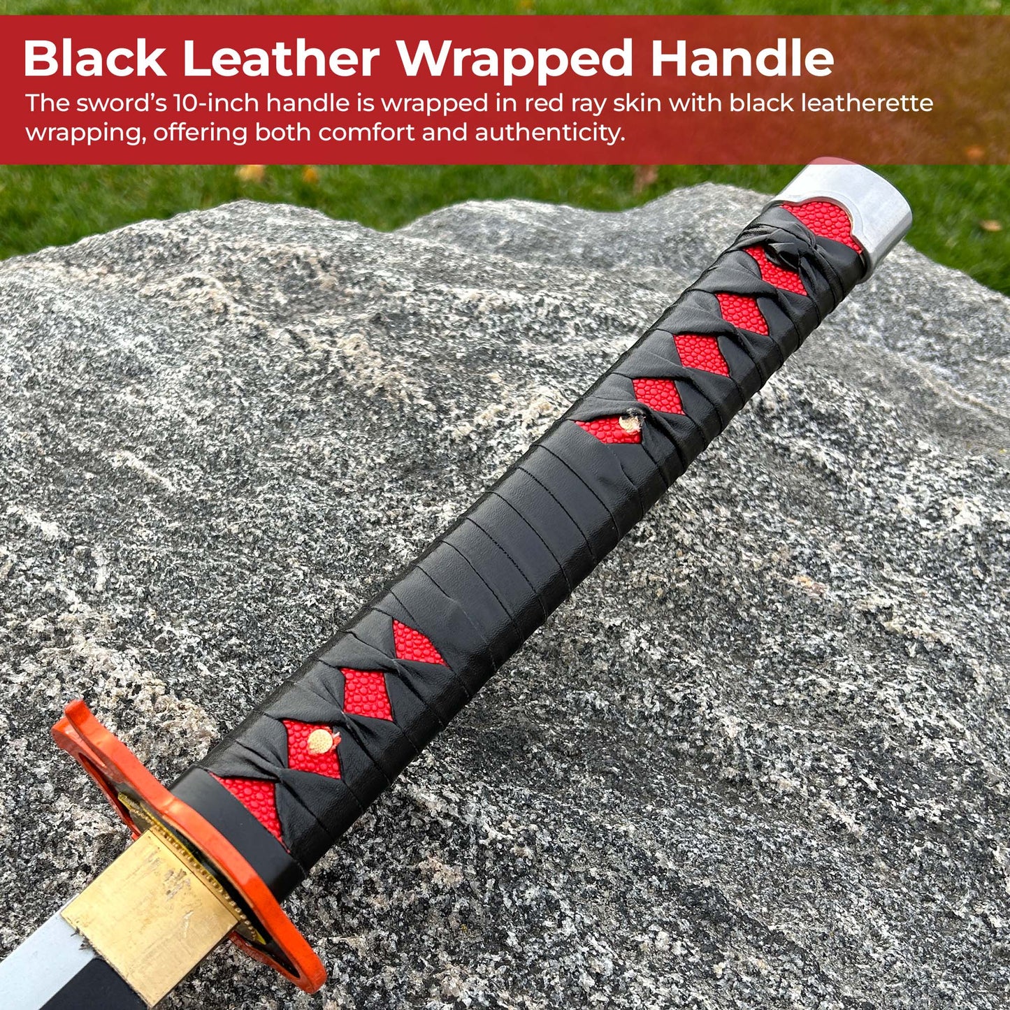 Tanjiro Kamado Flame Demon Slayer Handmade Katana