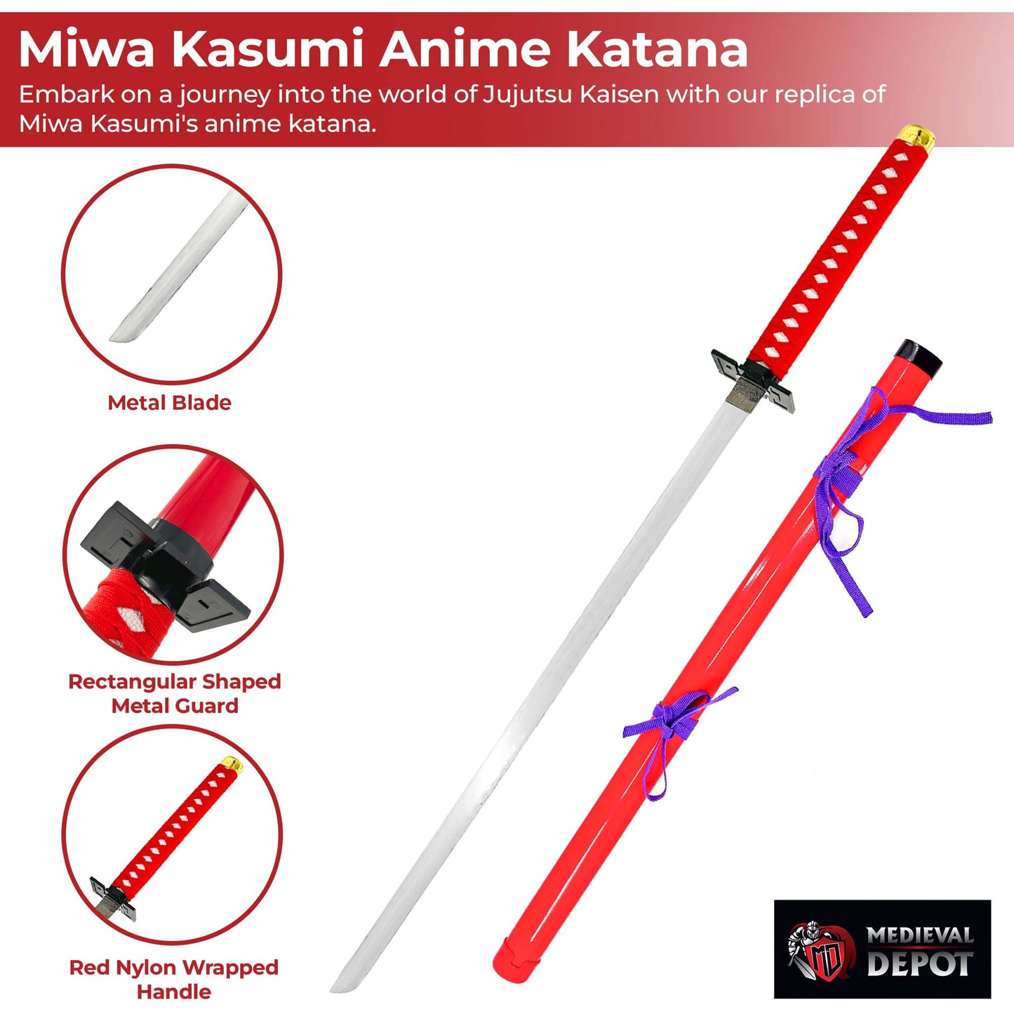 Jujutsu Kaisen Replica Miwa Kasumi Anime Katana