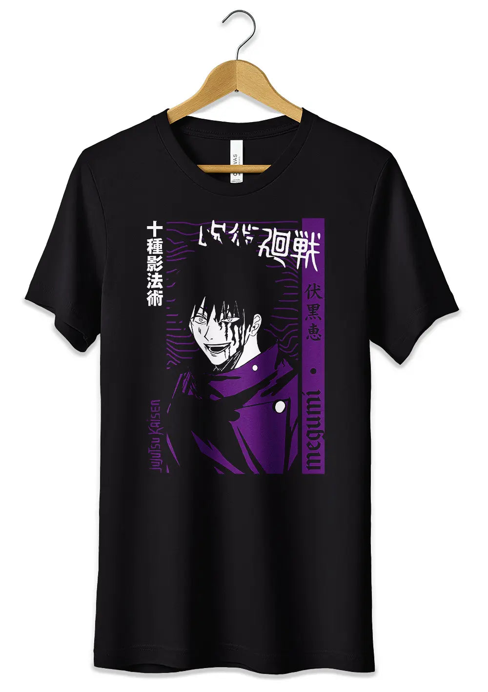 T-Shirt Maglietta Jujutsu Kaisen Anime Megumi
