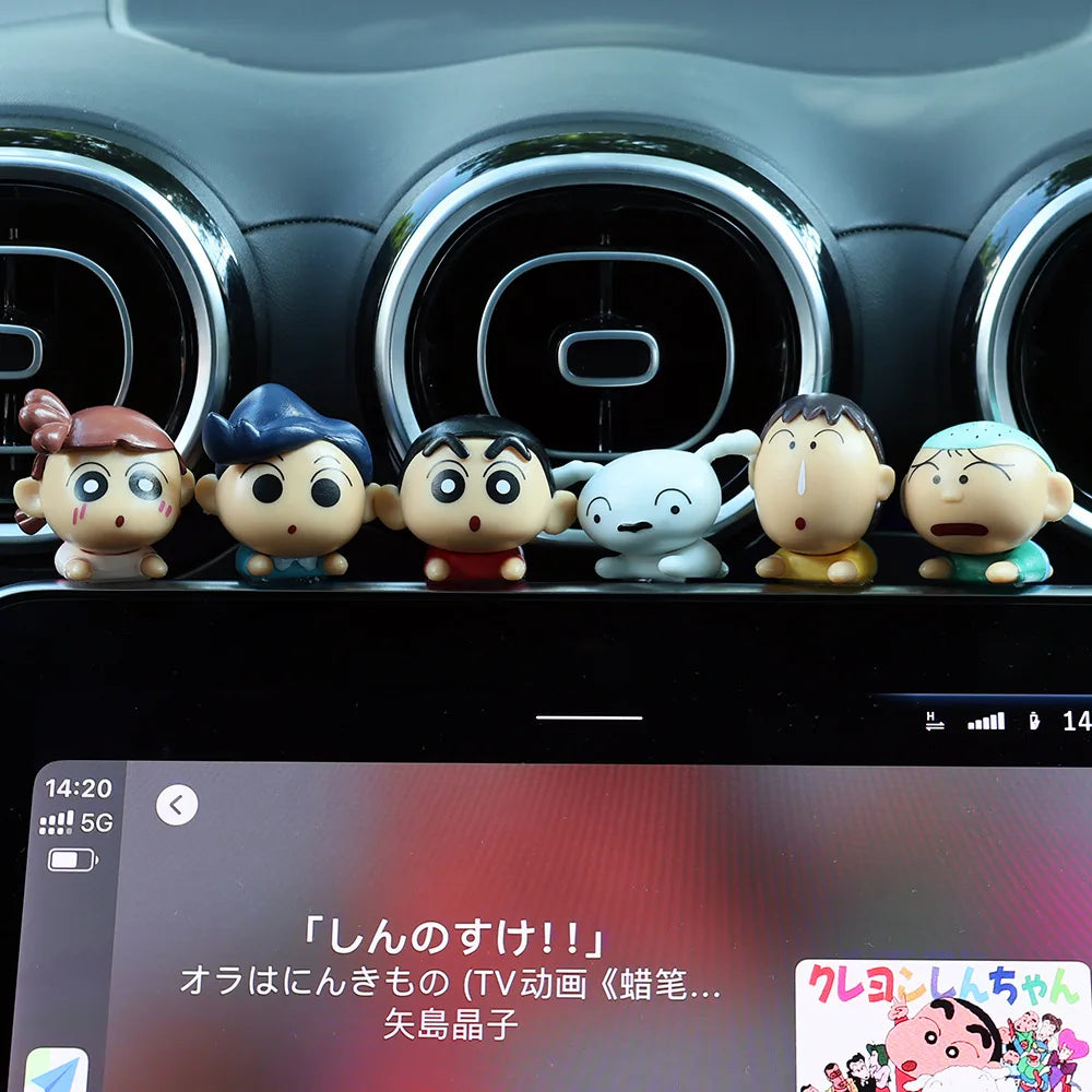 Anime Crayon Shin-chan Action Figure Set