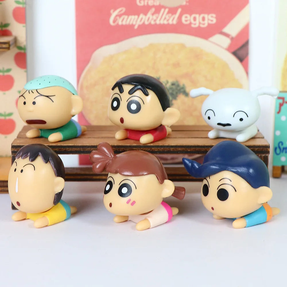 Anime Crayon Shin-chan Action Figure Set
