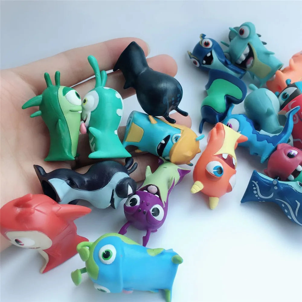 Slugterra Cartoon Anime Action Figure PVC Model Collection Toy Set