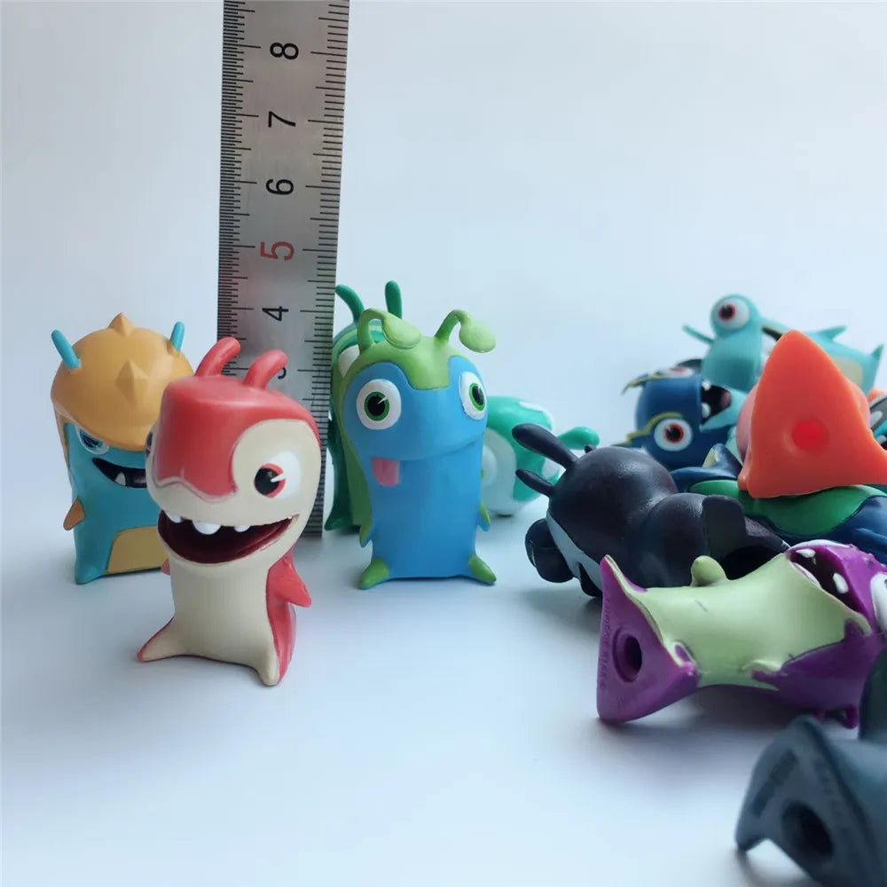 Slugterra Cartoon Anime Action Figure PVC Model Collection Toy Set