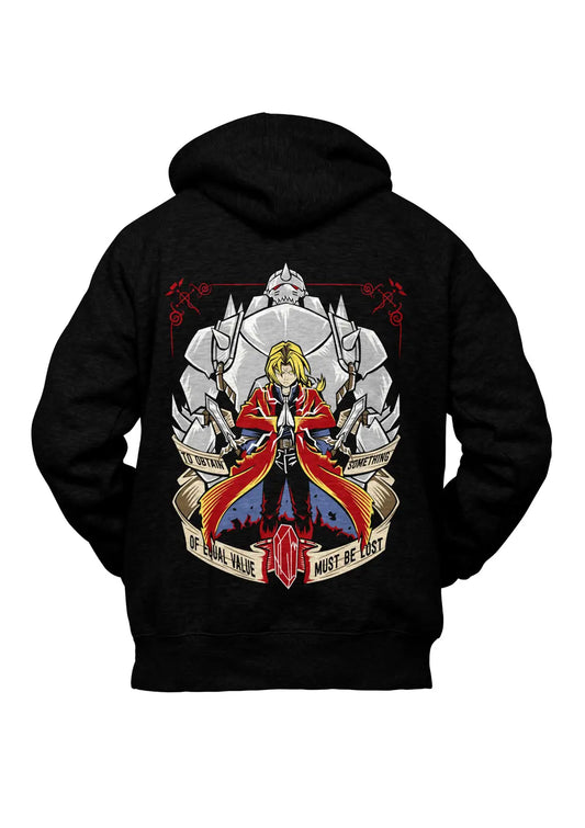 Felpa con Cappuccio Fullmetal Alchemist: Brotherhood Anime
